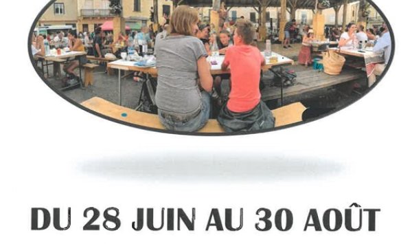 Marché gourmand chaque mercredi soir jusqu'au au 30 août 2024 - Belvès, à proximité de Sarlat